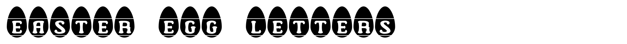 Easter Egg Letters image